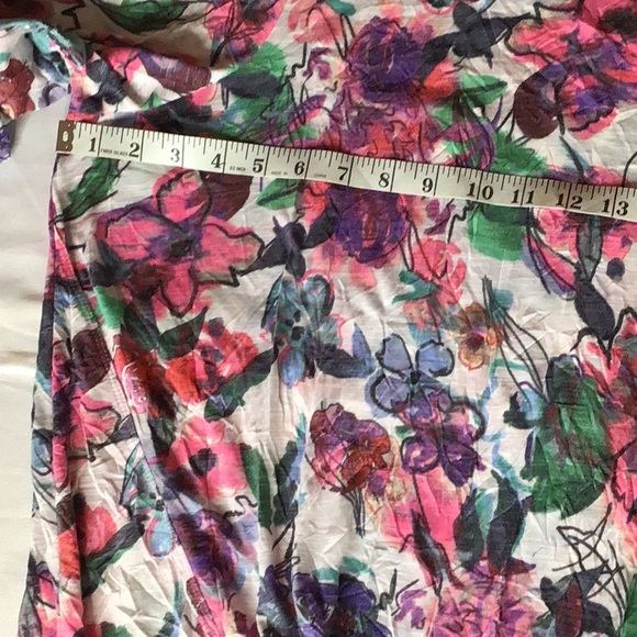 Ali Miles Multicolor Floral Blouse NWT - Picture 7 of 12